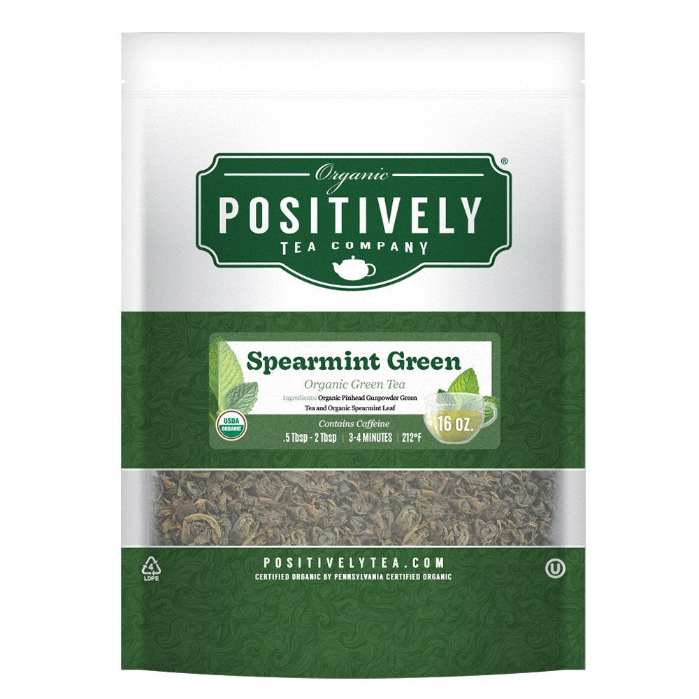 Organic Spearmint Green - Loose Leaf Tea