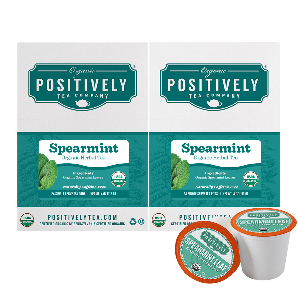 Organic Spearmint Leaf Herbal - Classic Tea Pods