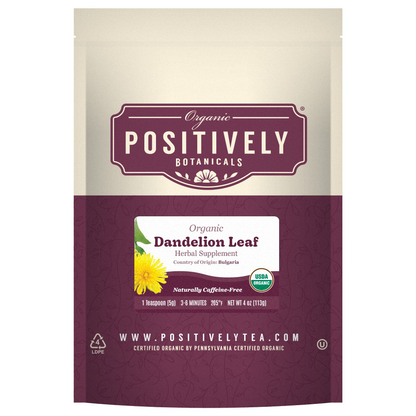 Organic Dandelion Leaf - Loose Leaf Botanical