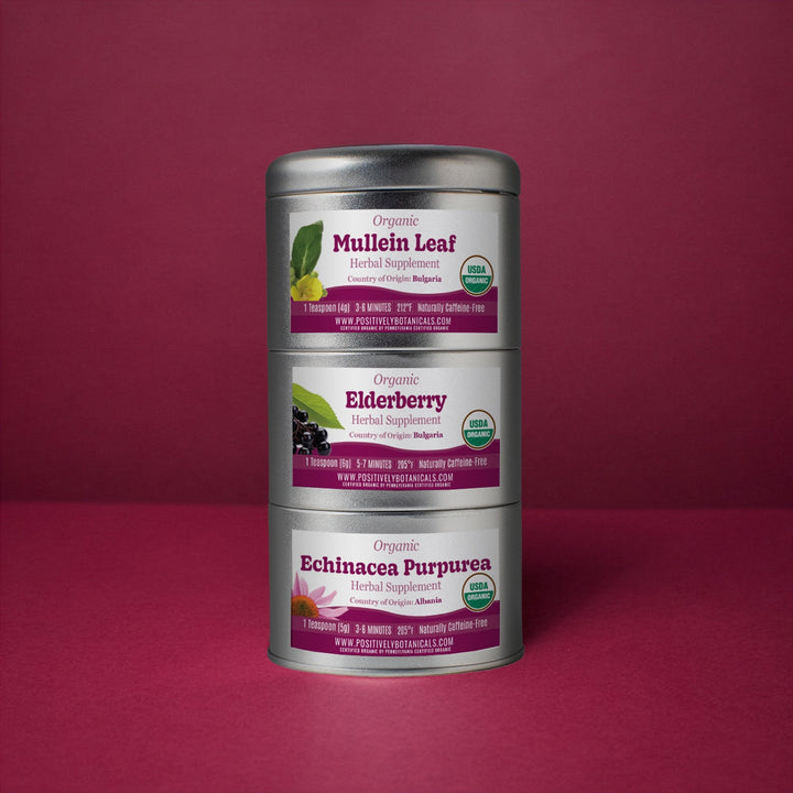 Organic Positively Botanical Tin Trio - Cold Comfort