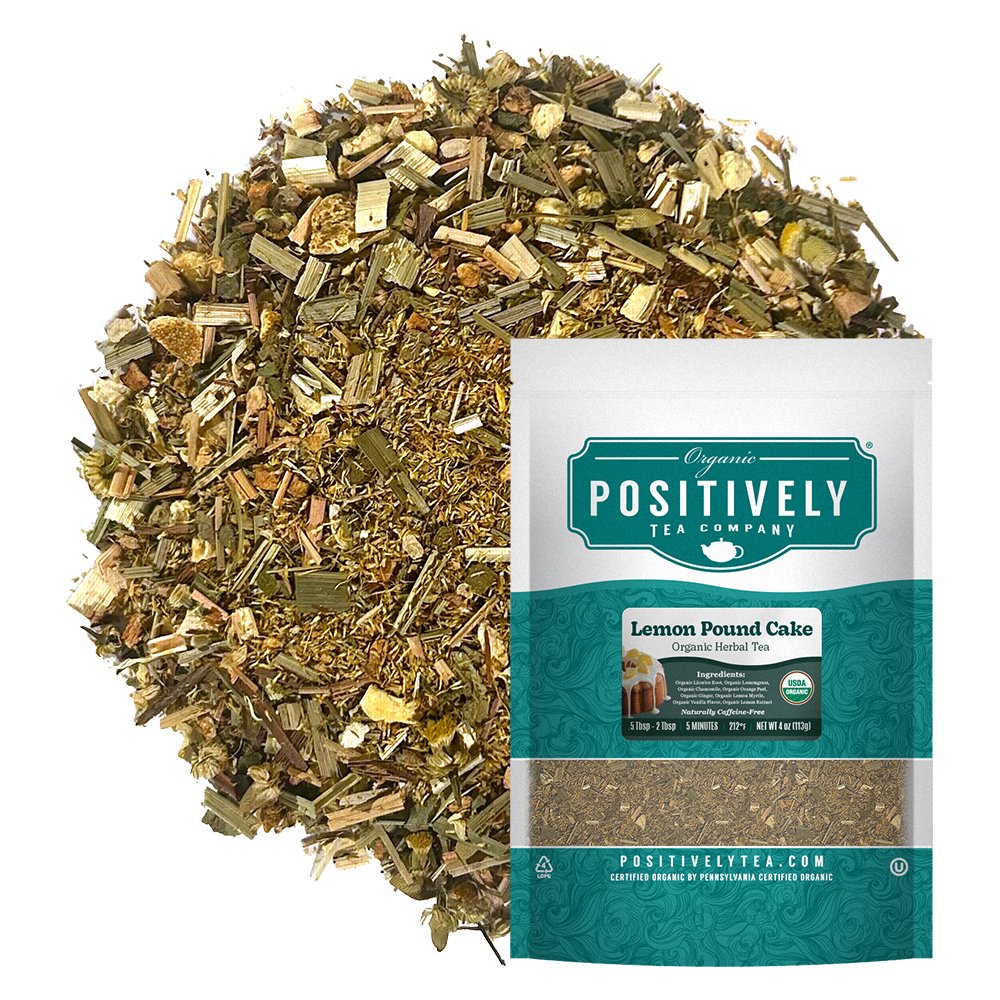 Organic Lemon Pound Cake Herbal - Loose Leaf Tisane