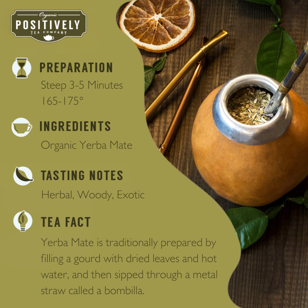 Organic Yerba Mate (Unsmoked) - Tea Bags