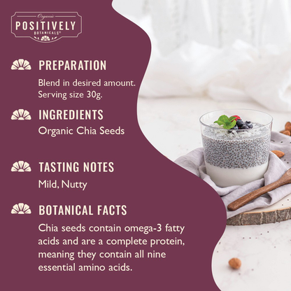 Organic Chia Seeds - Loose Leaf Botanical