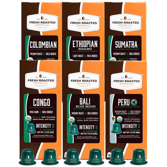 Organic Single Origin Favorites  - Espresso Variety Pack