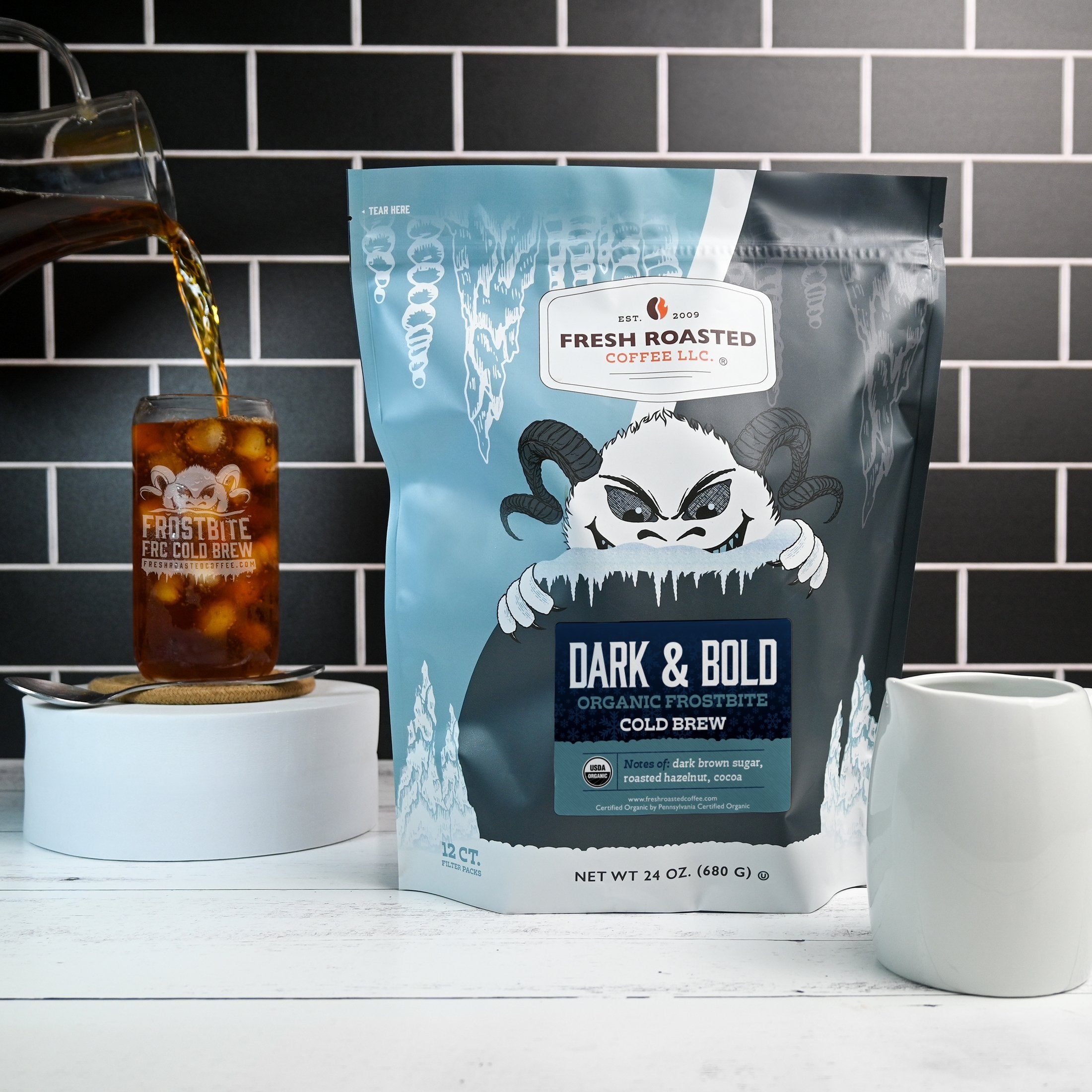 Dark & Bold Organic Frostbite Cold Brew Filter Packs – Fresh