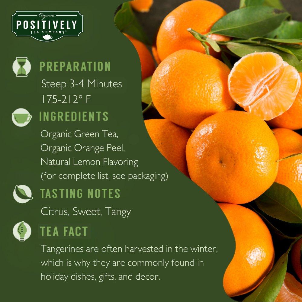 Organic Green Tangerine - Tea Bags