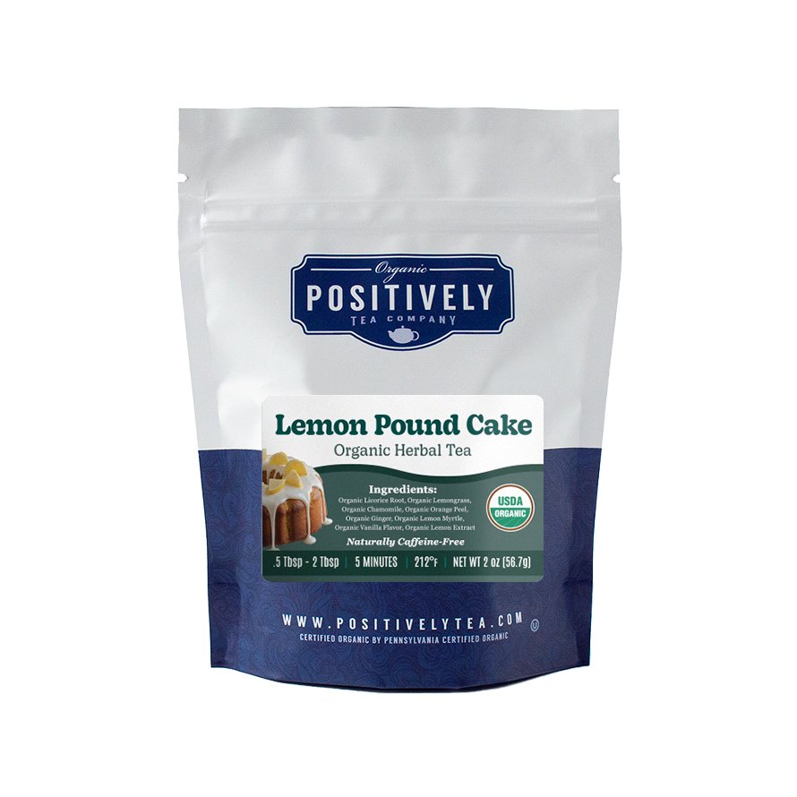 Organic Lemon Pound Cake Herbal - Loose Leaf Tisane