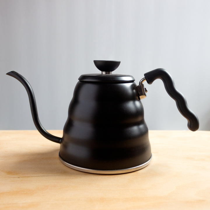 Black Hario V60 Buono Coffee Drip Kettle.