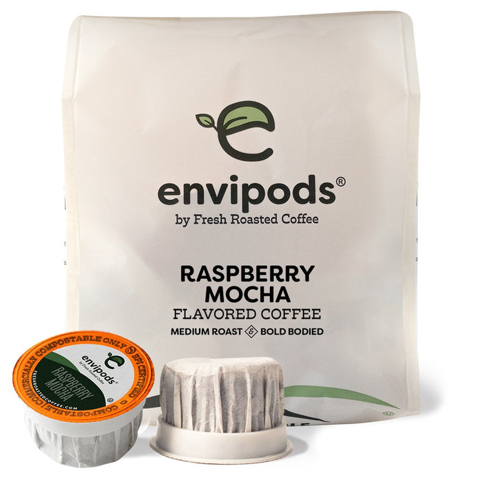 Raspberry Mocha Flavored Coffee - envipods