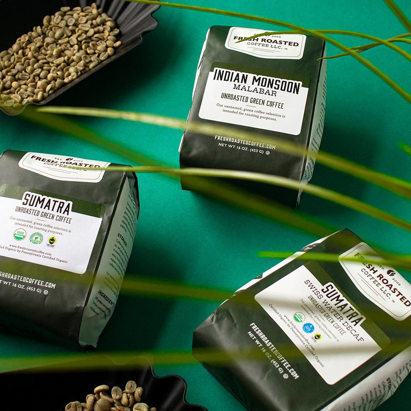 Organic Sumatra Water-Processed Decaf - Unroasted Coffee
