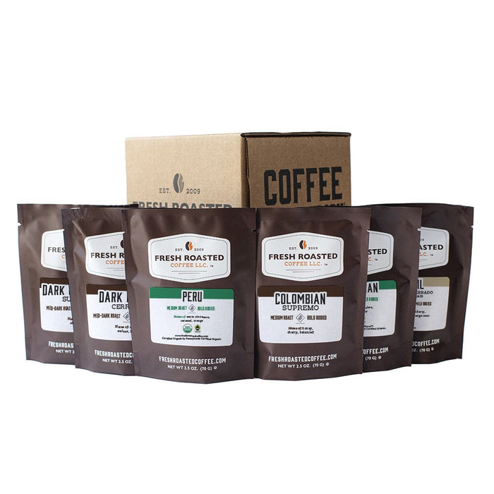 South American Six Pack - Roasted Coffee Sampler