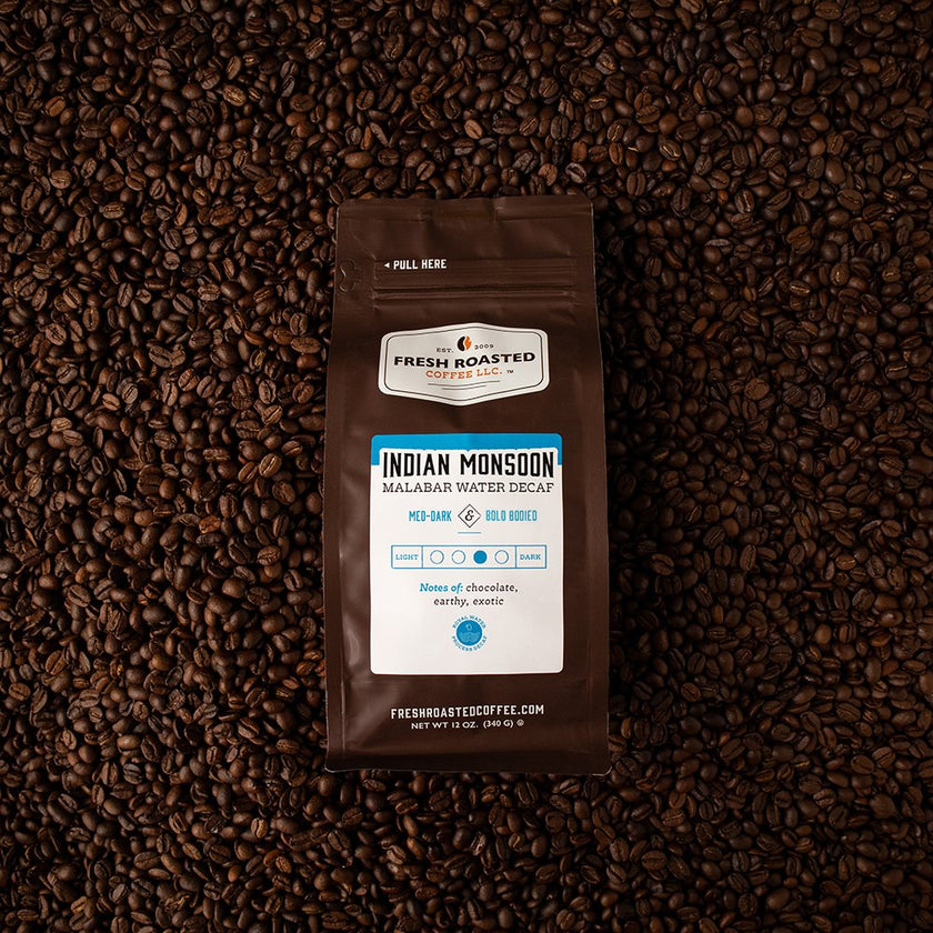 Indian Monsoon Malabar Water Decaf - Roasted Coffee
