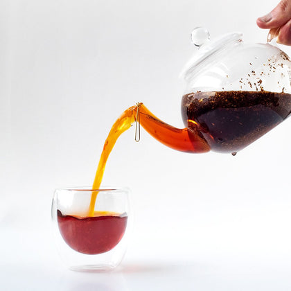 Hario® Jumping Leaf Glass Tea Pot