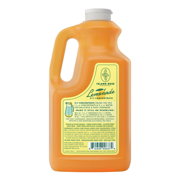 Island Rose Premium Lemonade - Flavored Concentrate