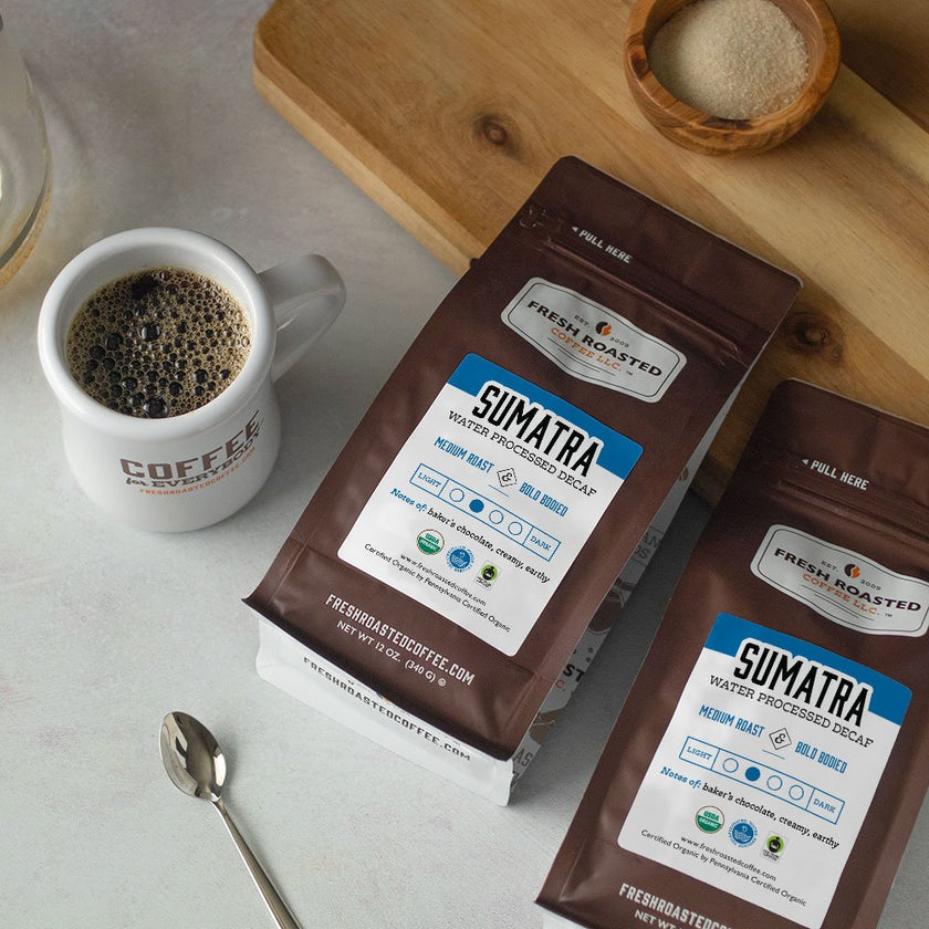 Organic Sumatra Water-Processed Decaf - Roasted Coffee