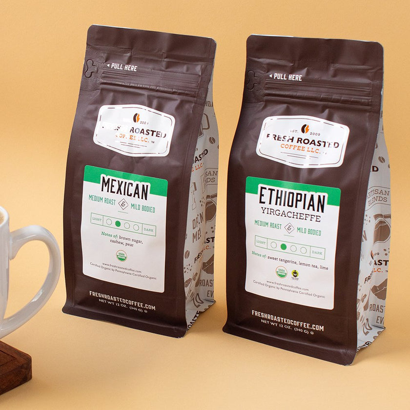 Organic Ethiopian Yirgacheffe - Roasted Coffee