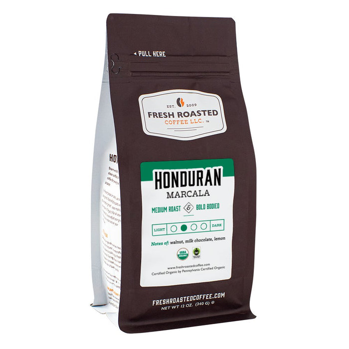 Fresh Roasted Coffee Organic Honduran Marcala
