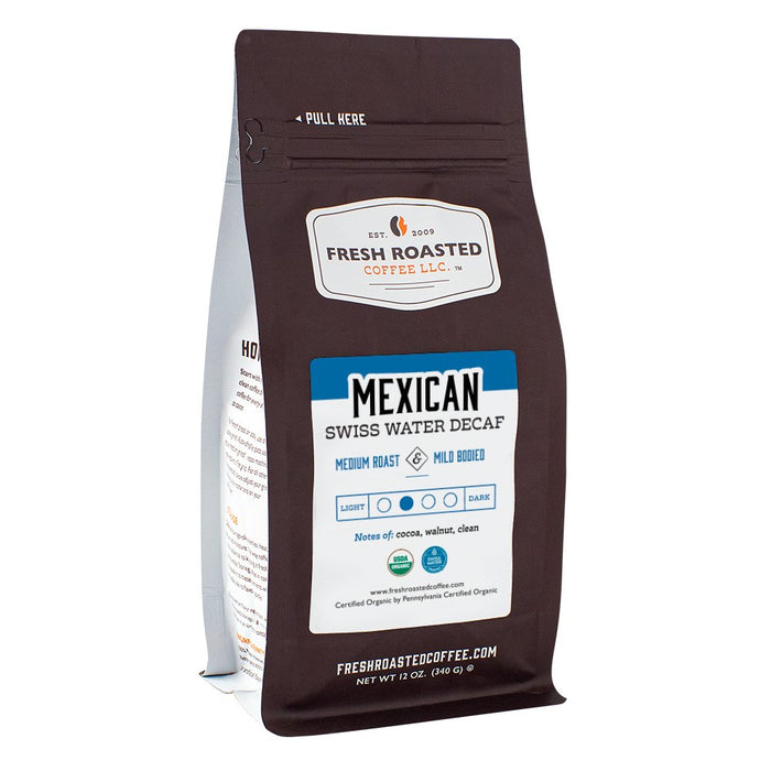 Organic Mexican Swiss Water Decaf - Roasted Coffee