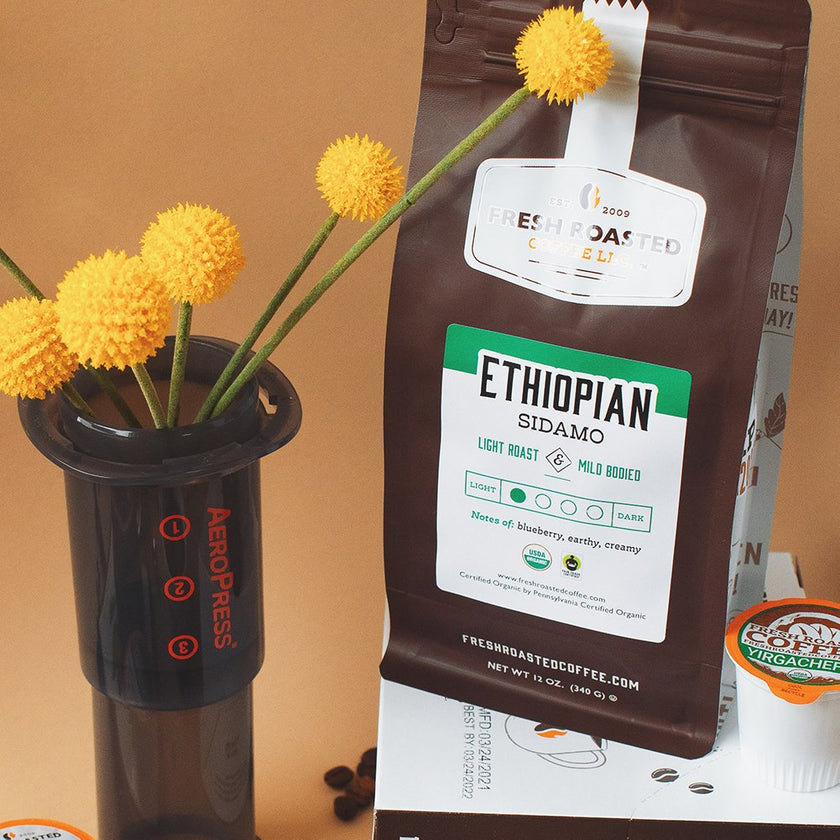 Organic Ethiopian Sidamo - Roasted Coffee