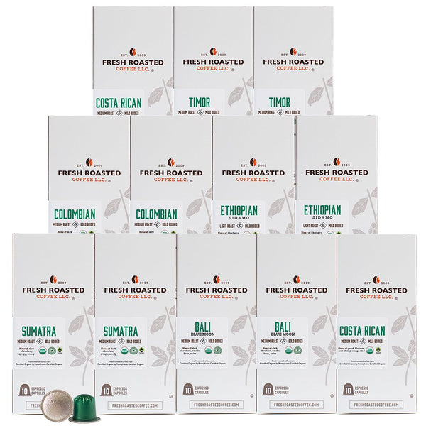 Organic Single Origin Espresso Variety Pack - Espresso Capsules
