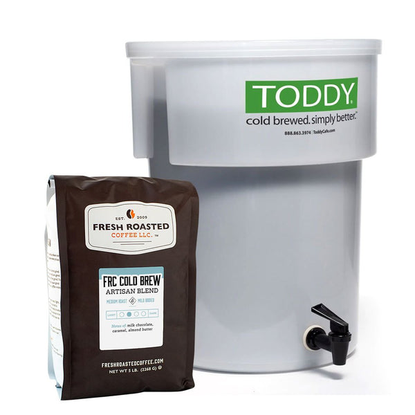 Toddy® Cold Brew Commercial System + 5 lb FRC Cold Brew Blend - Coffee Gift Set