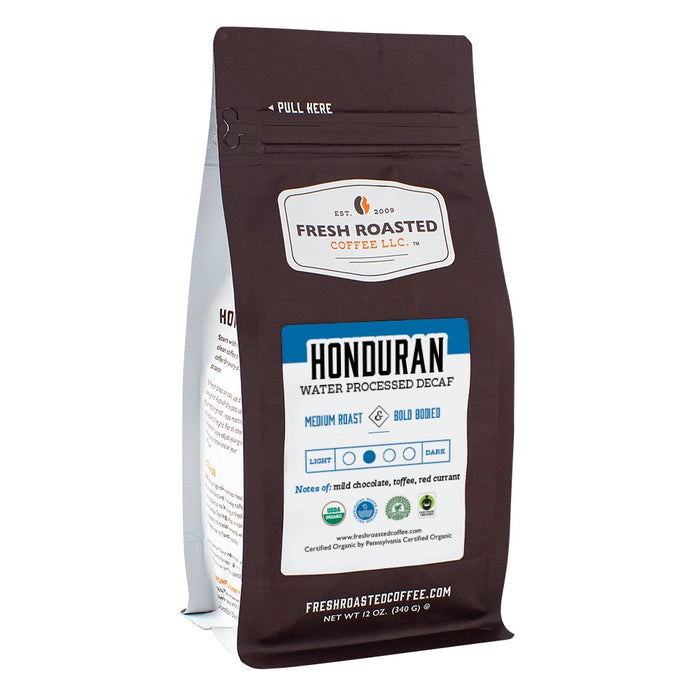 Organic Honduran Water-Processed Decaf - Roasted Coffee