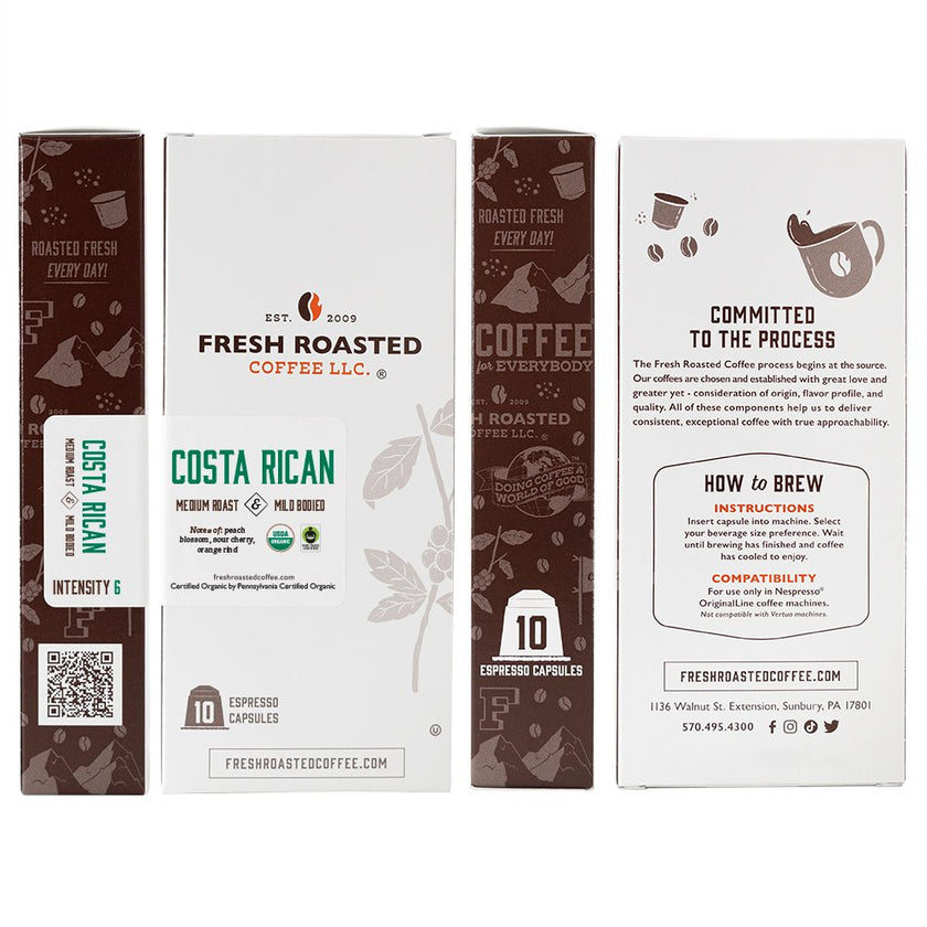 Organic Costa Rican - Espresso Capsules