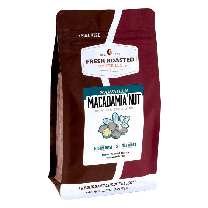 Hawaiian Macadamia Nut - Flavored Roasted Coffee