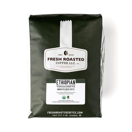 Organic Ethiopian Yirgacheffe - Unroasted Coffee