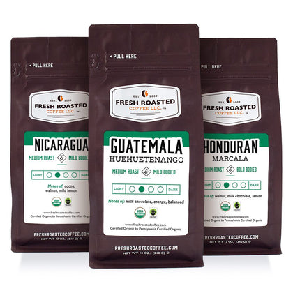 Tour of Central America (Organic) - Roasted Coffee Bundle