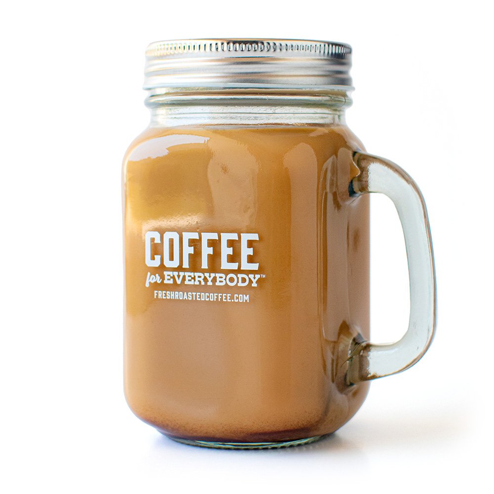 Coffee for Everybody Mason Jar – Fresh Roasted Coffee